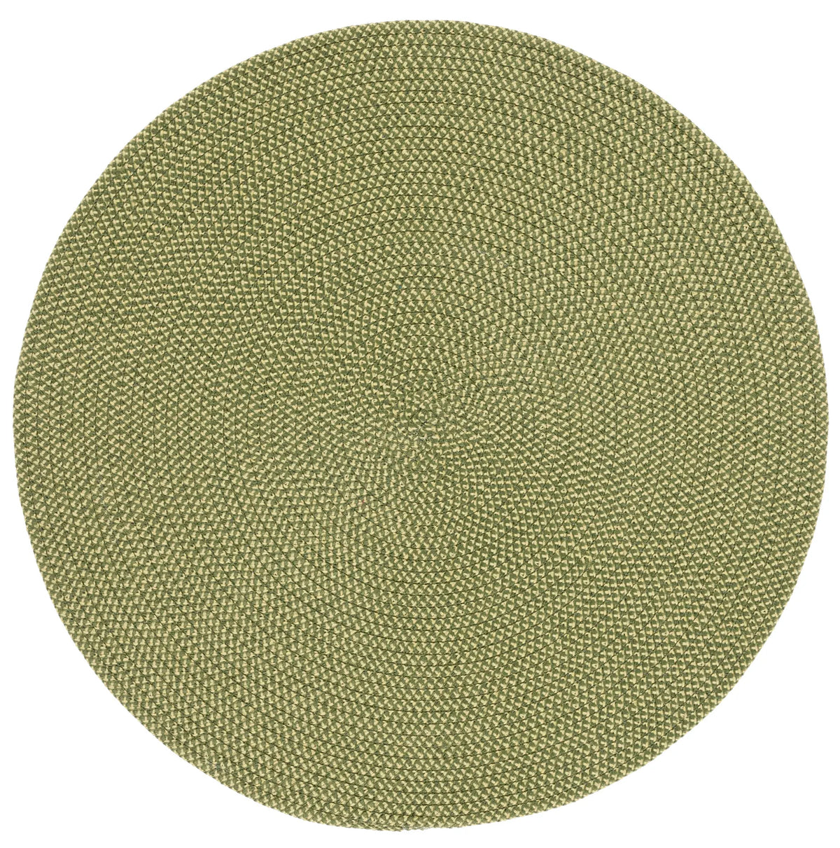 Safavieh Braided 3'-0" x 3'-0" Rug in Olive / Green