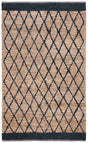 Safavieh Natural Fiber 4'-0" x 6'-0" Rug in Natural / Black