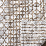 Safavieh Montauk 5'-0" x 8'-0" Rug in Taupe / Ivory