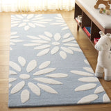 Safavieh Safavieh Kids 2'-6" x 8'-0" Rug in Light Blue / Ivory