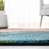 Safavieh Galaxy 4'-0" x 6'-0" Rug in Blue / Orange
