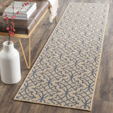 Safavieh Palm Beach 2'-0" x 8'-0" Rug in Natural / Blue