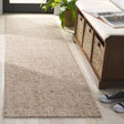 Safavieh Abstract 2'-3" x 8'-0" Rug in Light Brown / Ivory