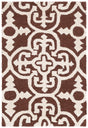 Safavieh Cambridge 2'-0" x 3'-0" Rug in Dark Brown / Ivory