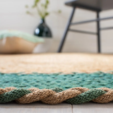 Safavieh Natural Fiber 3'-0" x 5'-0" Rug in Natural / Green