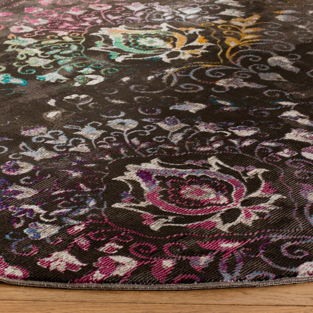 Safavieh Aria 6'-5" x 6'-5" Rug in Brown / Multi
