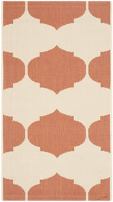Safavieh Courtyard 2'-0" x 3'-7" Rug in Beige / Terracotta