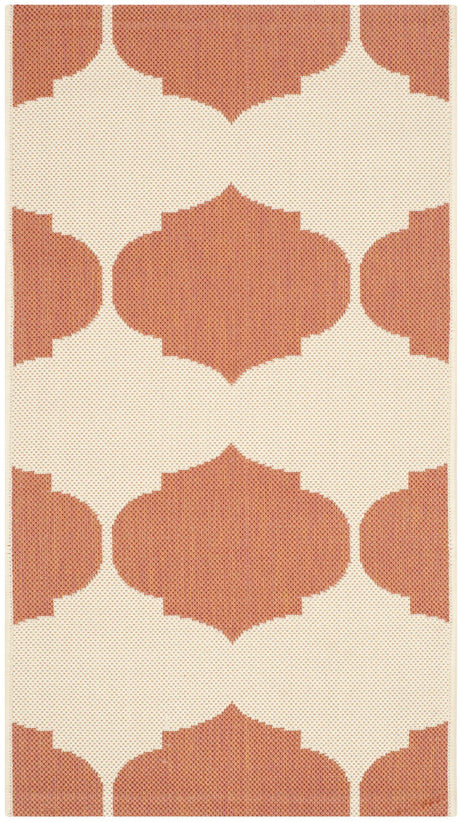 Safavieh Courtyard 2'-0" x 3'-7" Rug in Beige / Terracotta