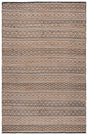 Safavieh Natural Fiber 4'-0" x 6'-0" Rug in Black / Natural