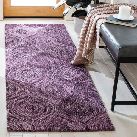 Safavieh Ikat 2'-3" x 8'-0" Rug in Purple