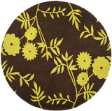 Safavieh Soho 6'-0" x 6'-0" Rug in Brown / Green