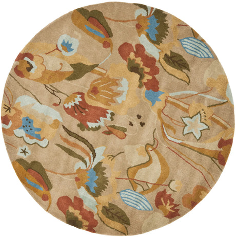 Safavieh Soho 6'-0" x 6'-0" Rug in Beige / Multi