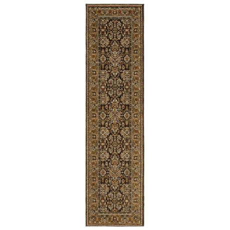 Oriental Weavers Sphinx Andorra 2431A Brown/ Gold Rug - runner