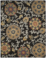 Safavieh Blossom 10'-0" x 14'-0" Rug in Charcoal / Multi