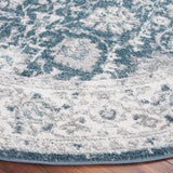 Safavieh Layla 6'-7" x 6'-7" Rug in Blue / Ivory Grey