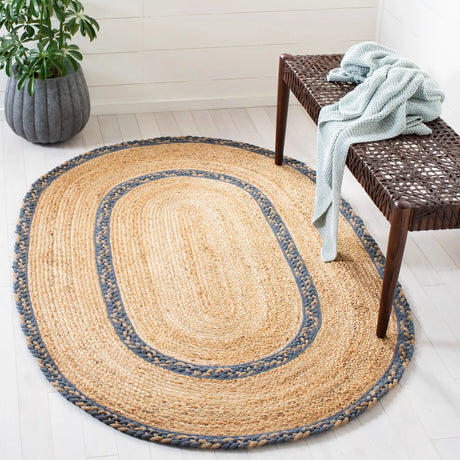 Safavieh Natural Fiber 3'-0" x 5'-0" Rug in Natural / Grey