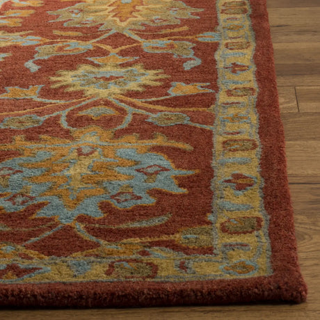 Safavieh Heritage 5'-0" x 8'-0" Rug in Red / Multi