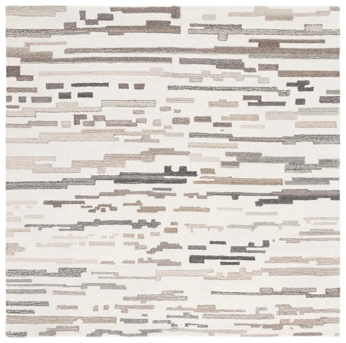 Safavieh Ebony 6'-0" x 6'-0" Rug in Ivory / Grey