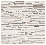 Safavieh Ebony 6'-0" x 6'-0" Rug in Ivory / Grey