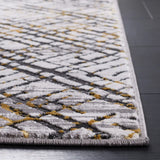 Safavieh Amelia 4'-5" x 6'-5" Rug in Grey / Gold
