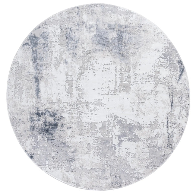 Safavieh Slate 700 6'-7" x 6'-7" Rug in Grey / Ivory