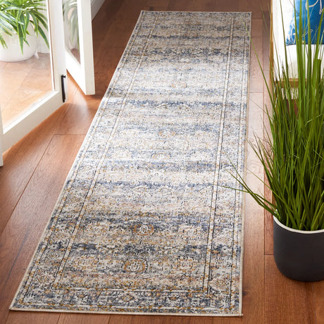 Safavieh Moondust 600 2'-0" x 9'-0" Rug in Blue / Grey