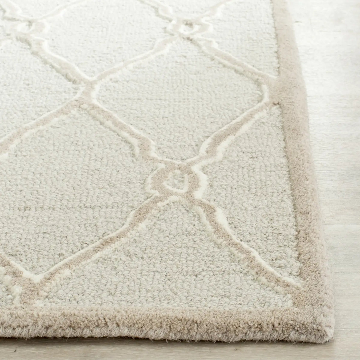 Safavieh Cambridge 2'-6" x 10'-0" Rug in Light Grey / Ivory