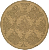 Safavieh Courtyard 6'-7" x 6'-7" Rug in Gold / Natural