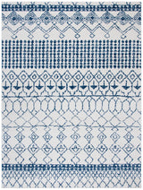 Safavieh Tulum 10'-0" x 13'-0" Rug in Ivory / Navy