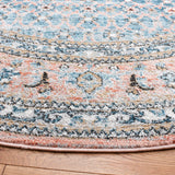 Safavieh Shivan 6'-7" x 6'-7" Rug in Blue / Rose