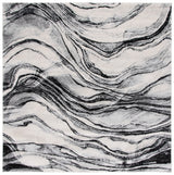Safavieh Tulum 6'-7" x 6'-7" Rug in Ivory / Black