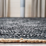 Safavieh Cape Cod 5'-0" x 8'-0" Rug in Black / Natural