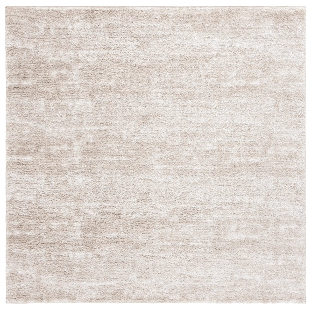 Safavieh Penelope Shag 6'-7" x 6'-7" Rug in Beige / Ivory