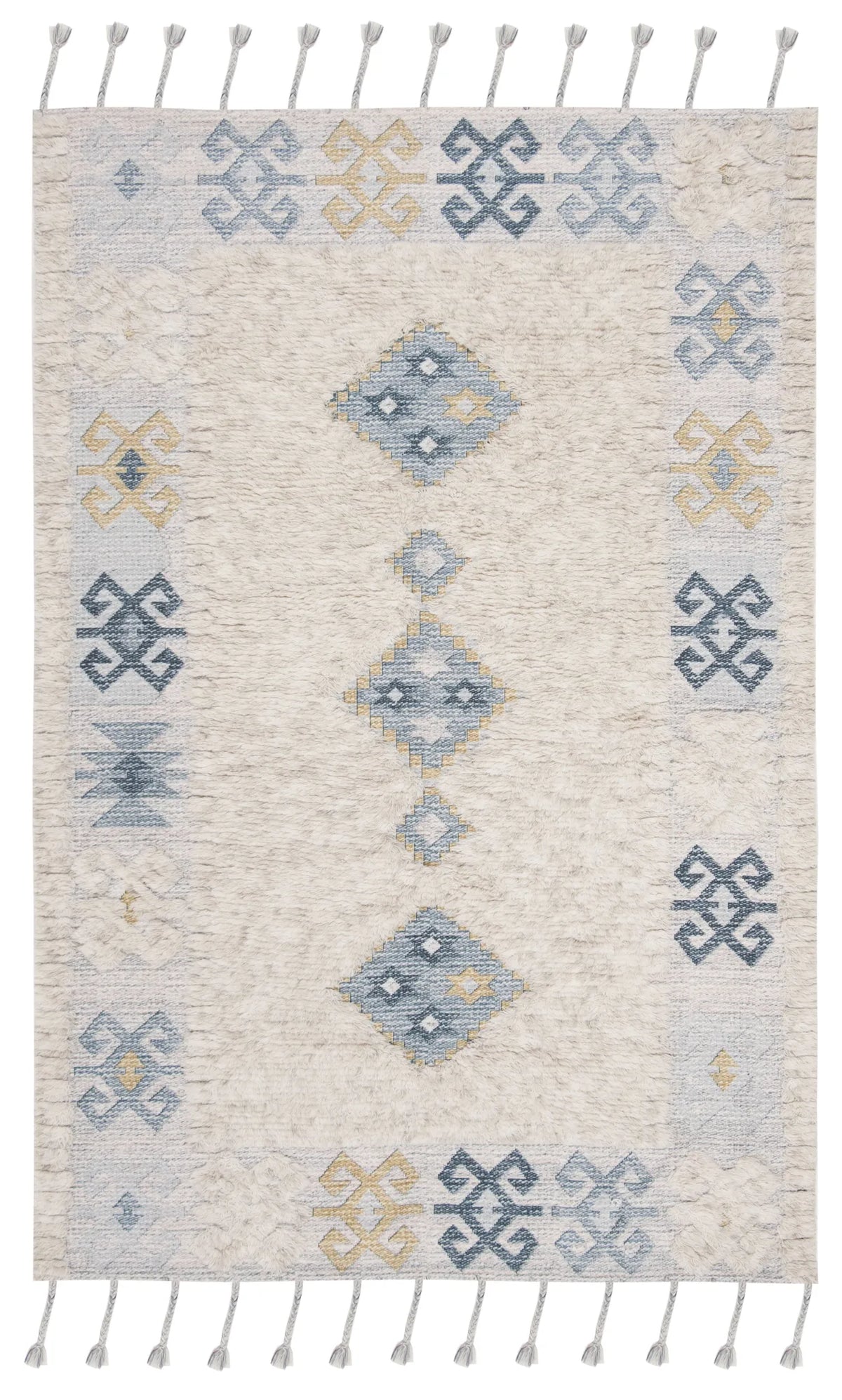 Safavieh Saffron 4'-0" x 6'-0" Rug in Beige / Blue