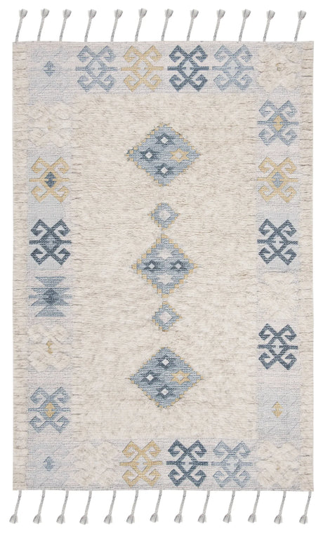 Safavieh Saffron 4'-0" x 6'-0" Rug in Beige / Blue