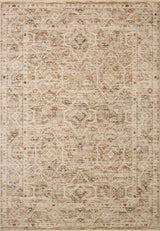 Loloi Clarisse CLS-08 Traditional Power Loomed Natural, Multi Rug - main flat