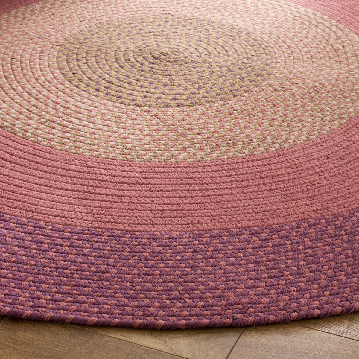 Safavieh Braided 6'-0" x 6'-0" Rug in Multi