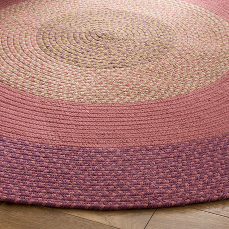 Safavieh Braided 6'-0" x 6'-0" Rug in Multi