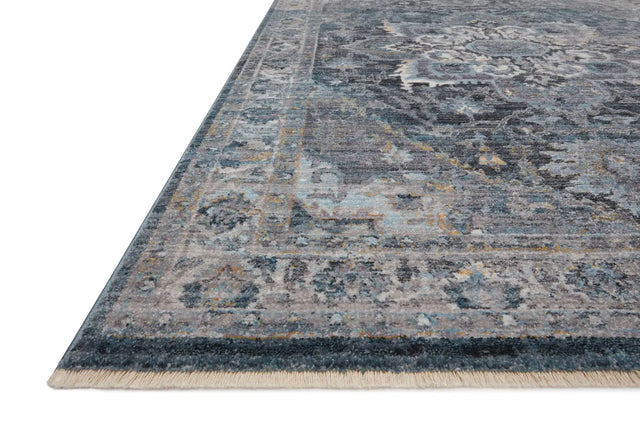 Loloi Samra Sam-01 Denim/Grey Rugs - rug corner