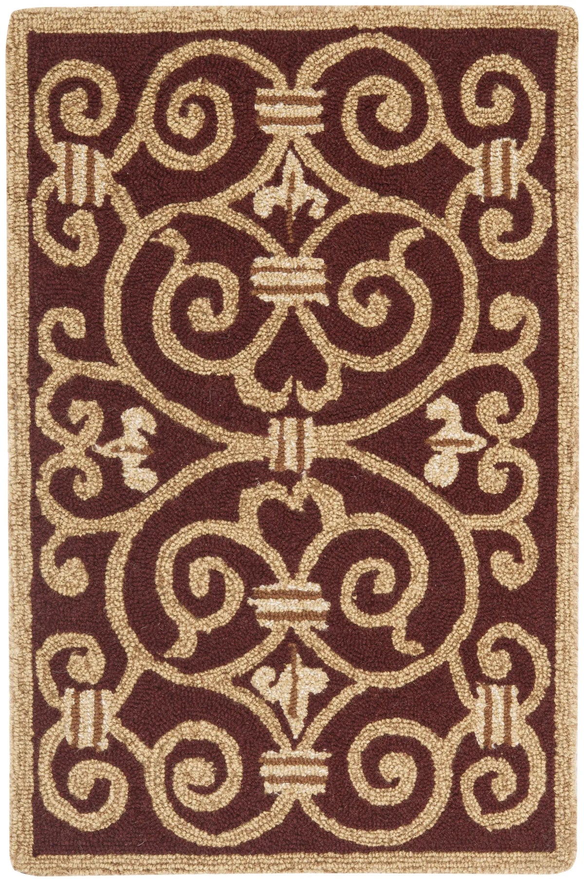 Safavieh Chelsea 1'-8" x 2'-6" Rug in Burgundy