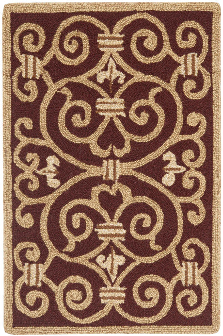 Safavieh Chelsea 1'-8" x 2'-6" Rug in Burgundy
