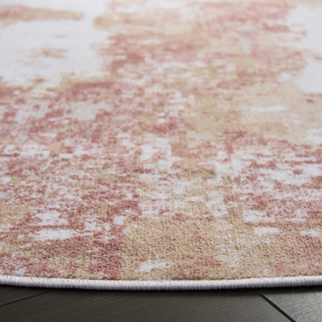 Safavieh Bayside 6'-7" x 6'-7" Rug in Ivory / Orange Beige