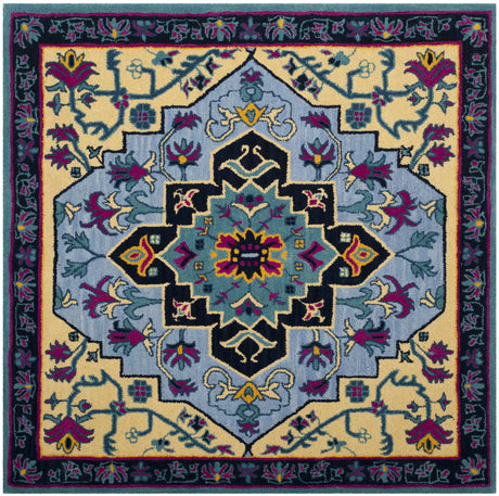 Safavieh Bellagio 5'-0" x 5'-0" Rug in Light Blue / Multi