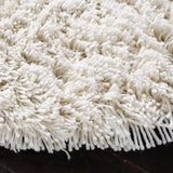 Safavieh Shag 6'-0" x 6'-0" Rug in White