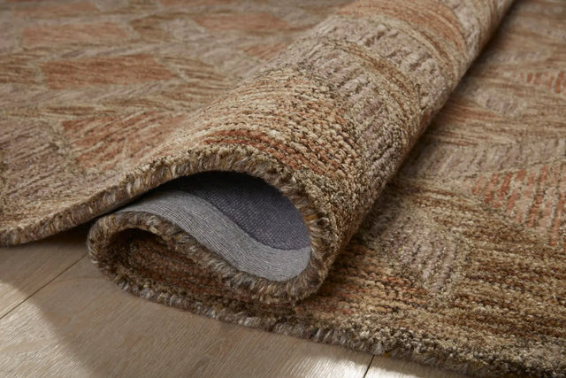 Loloi Varena Var-03 Rust/Bark Rug - pile height