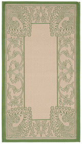 Safavieh Courtyard 2'-0" x 3'-7" Rug in Natural / Olive