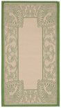 Safavieh Courtyard 2'-0" x 3'-7" Rug in Natural / Olive