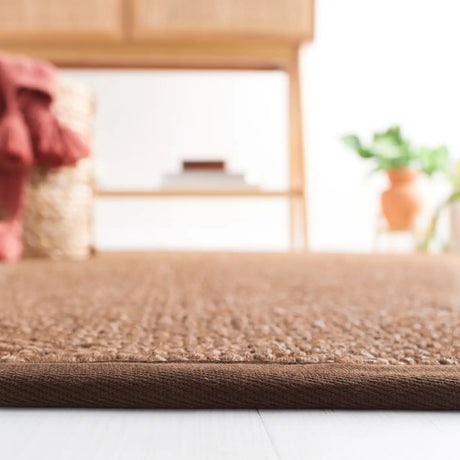 Safavieh Natural Fiber 4'-0" x 6'-0" Rug in Chocolate