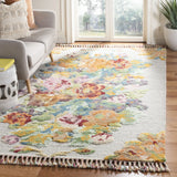 Safavieh Kenya 6'-0" x 9'-0" Rug in Orange / Light Grey