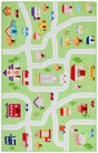 Safavieh Santa Monica Kids 4'-0" x 6'-0" Rug in Light Green